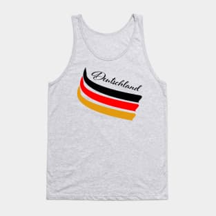 Deutschland und Flagge - German flag Tank Top